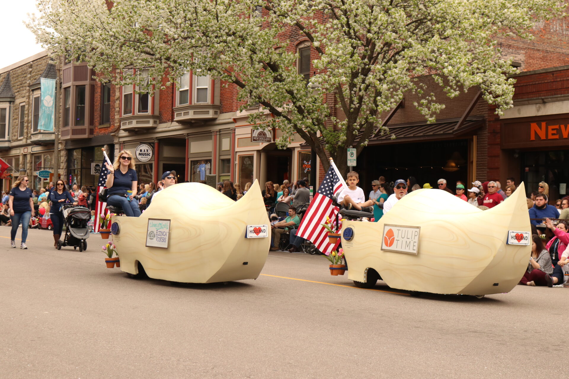 EV Construction Wooden Shoes Tulip Time Festival