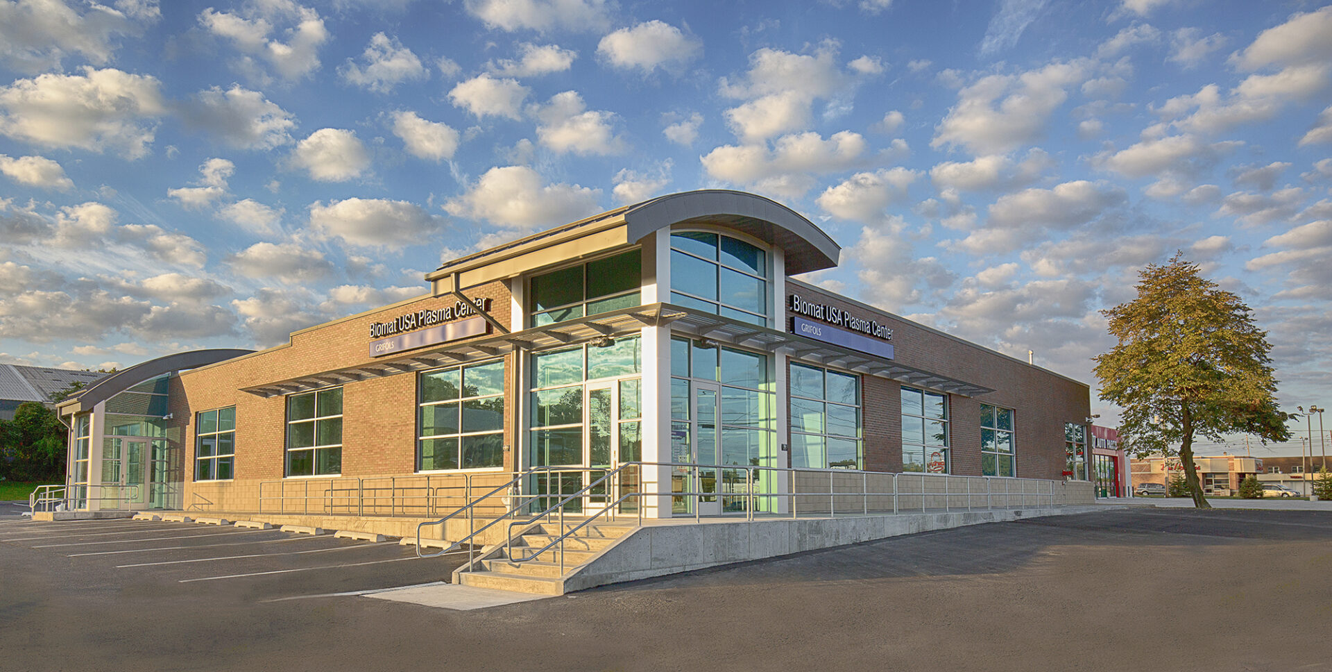 Biomat - Plasma Resource Center Erie PA EV Construction