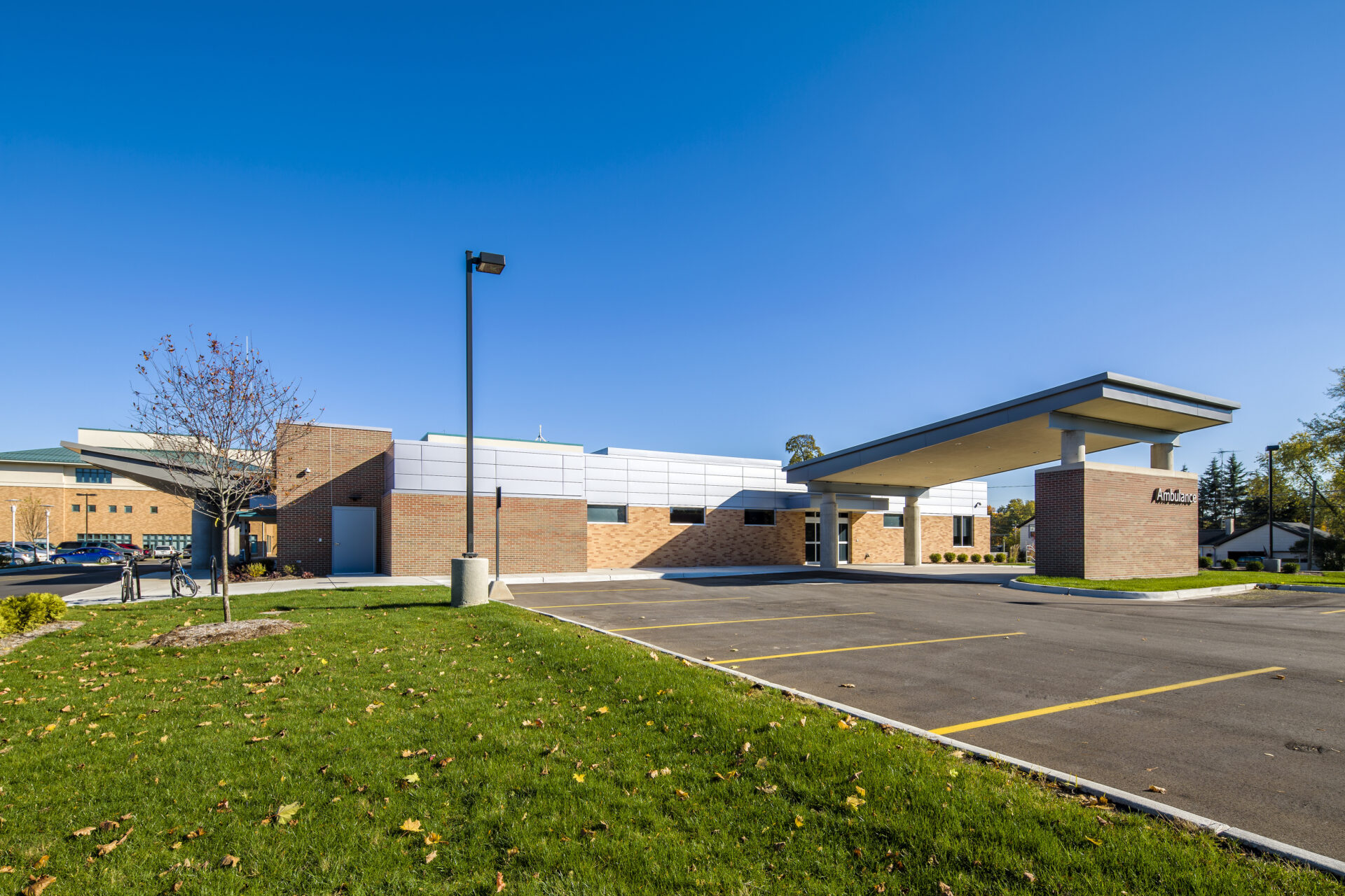 Corewell Health Gerber Hospital EV Construction