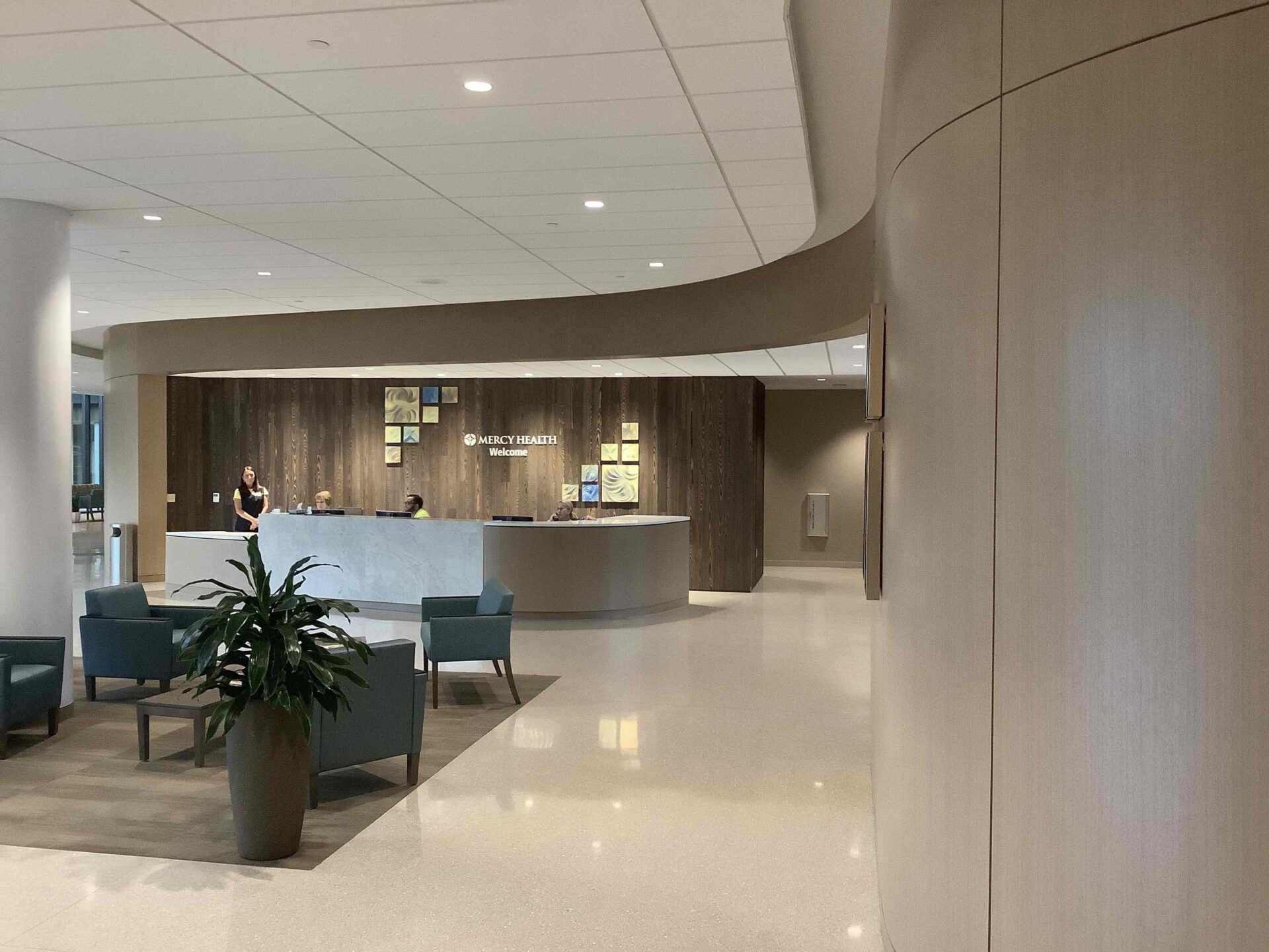 Trinity Health Mercy Hospital Muskegon Michigan EV Construction