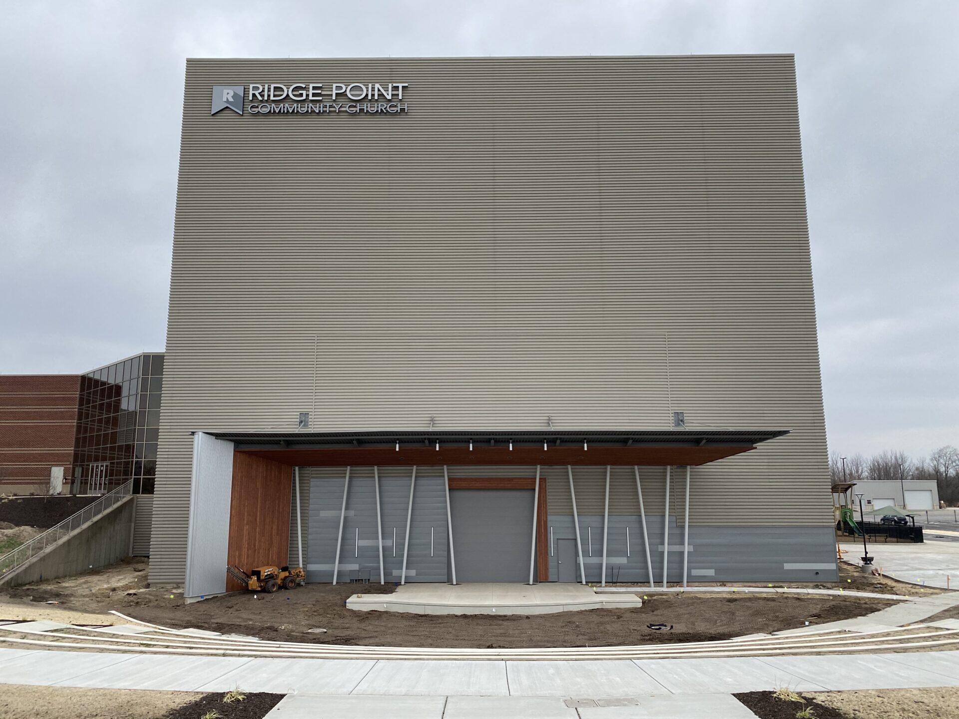 EV Construction Ridge Point Community Church Exterior Upgrades Renovation Faith Based Holland Michigan