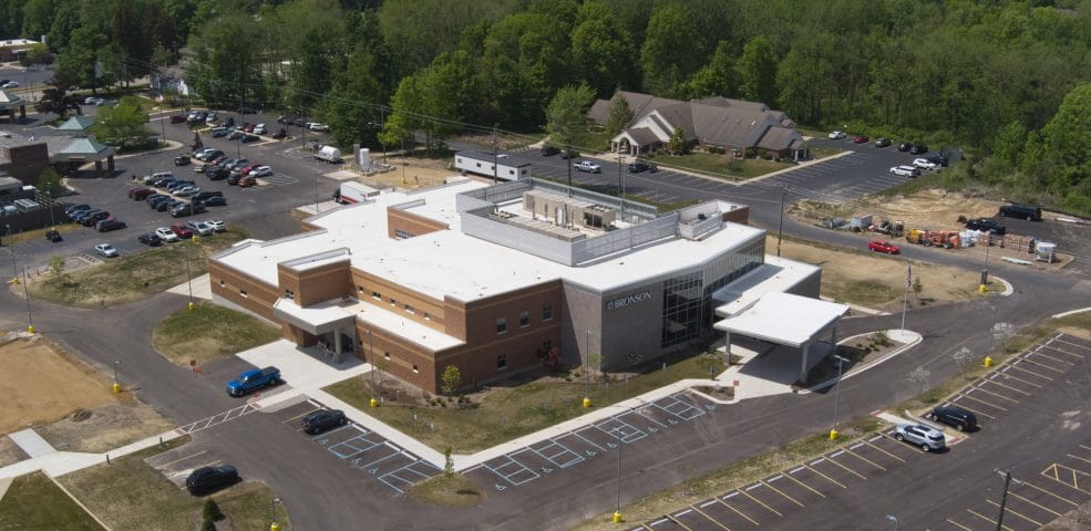 EV Construction Bronson Healthcare South Haven Hospital Design Build Emergency Department Outpatient