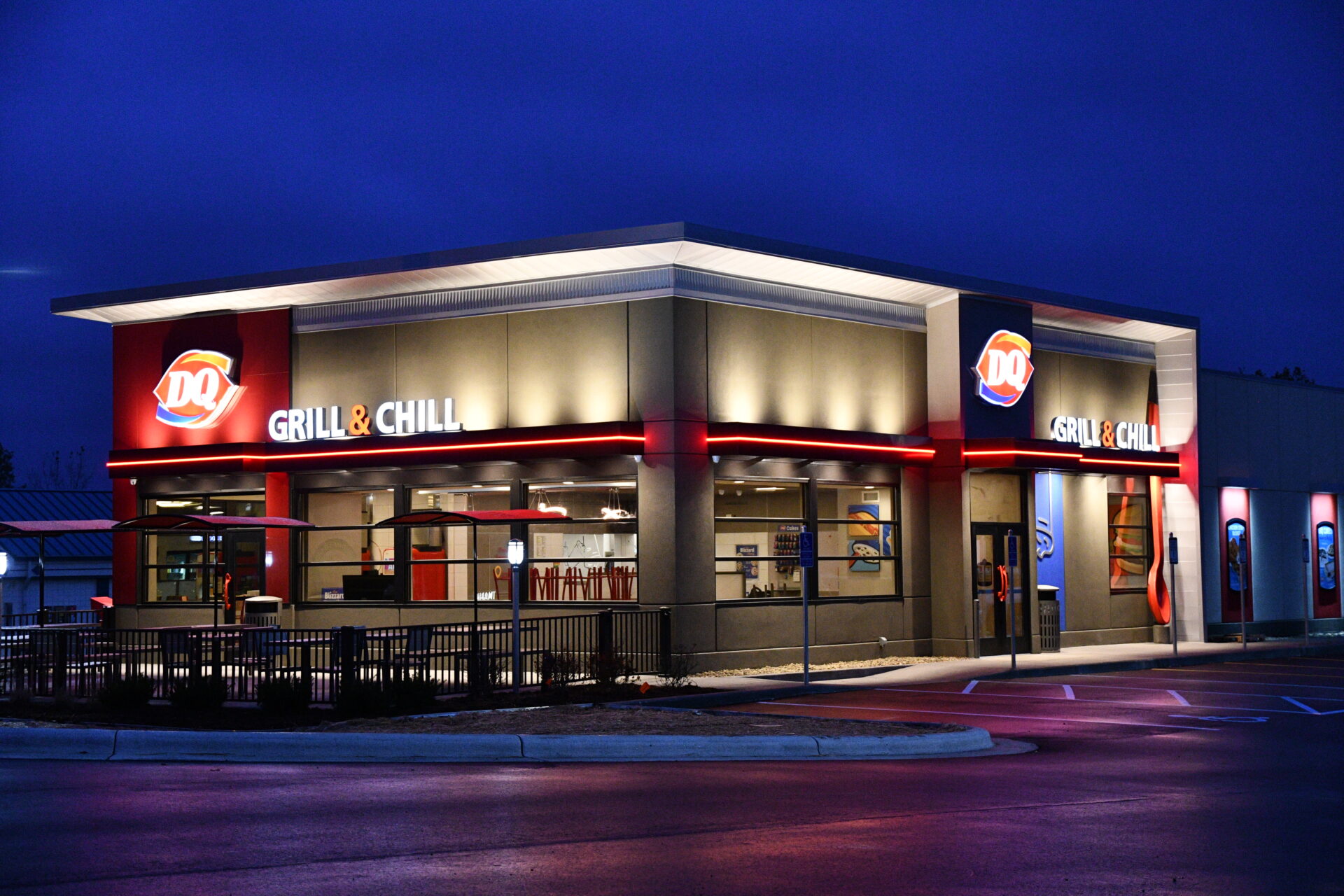 EV Construction Dairy Queen DQ Grill and Chill Hillsdale Michigan New Build Commercial Industry