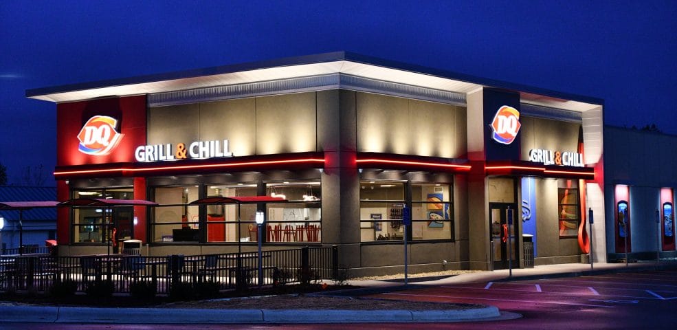 EV Construction Dairy Queen DQ Grill and Chill Hillsdale Michigan New Build Commercial Industry