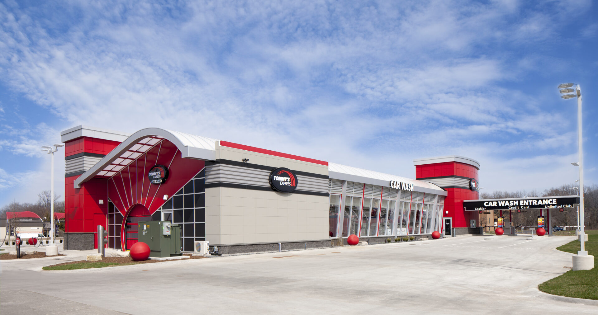 EV Construction Tommy's Express Quality Car Wash Car Wash Construction