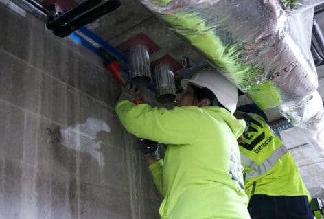 Yulissa Andrade EV Construction National Women in Construction Week Skilled Trades Painting Firestopping West Michigan Grand Rapids Holland