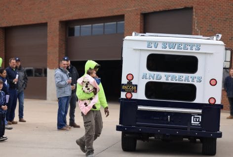 EV Construction Ice Cream Truck Holland Sweets and Treats Tulip Time West Michigan