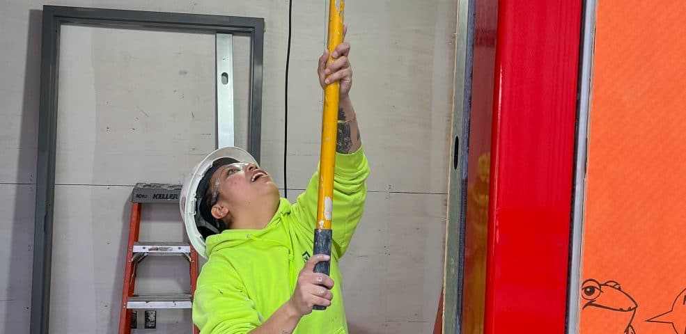 ulisa Duran-Gomez EV Construction Women in Construction Female Foreman Skilled Trades Painting Firestopping West Michigan Grand Rapids Holland