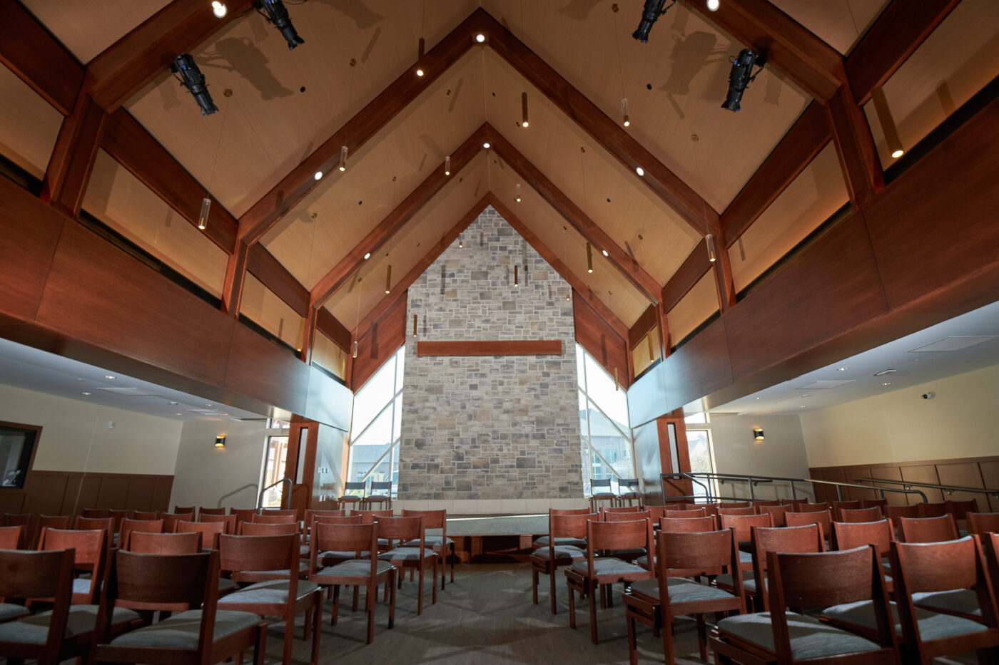 EV Construction Chrisman Company Sunset Retirement Waterford the Glens Expansion Chapel Cafe Senior Living Facility Assisted
