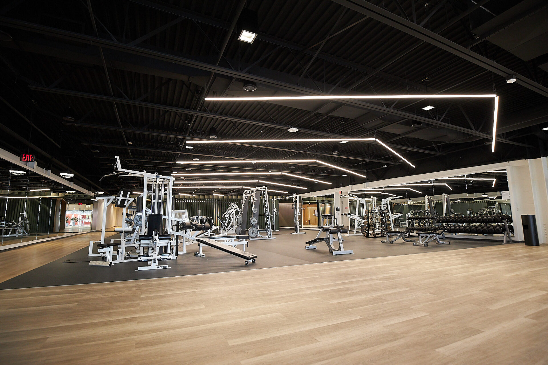 Haworth Fitness Center and Locker Rooms Holland Michigan EV Construction