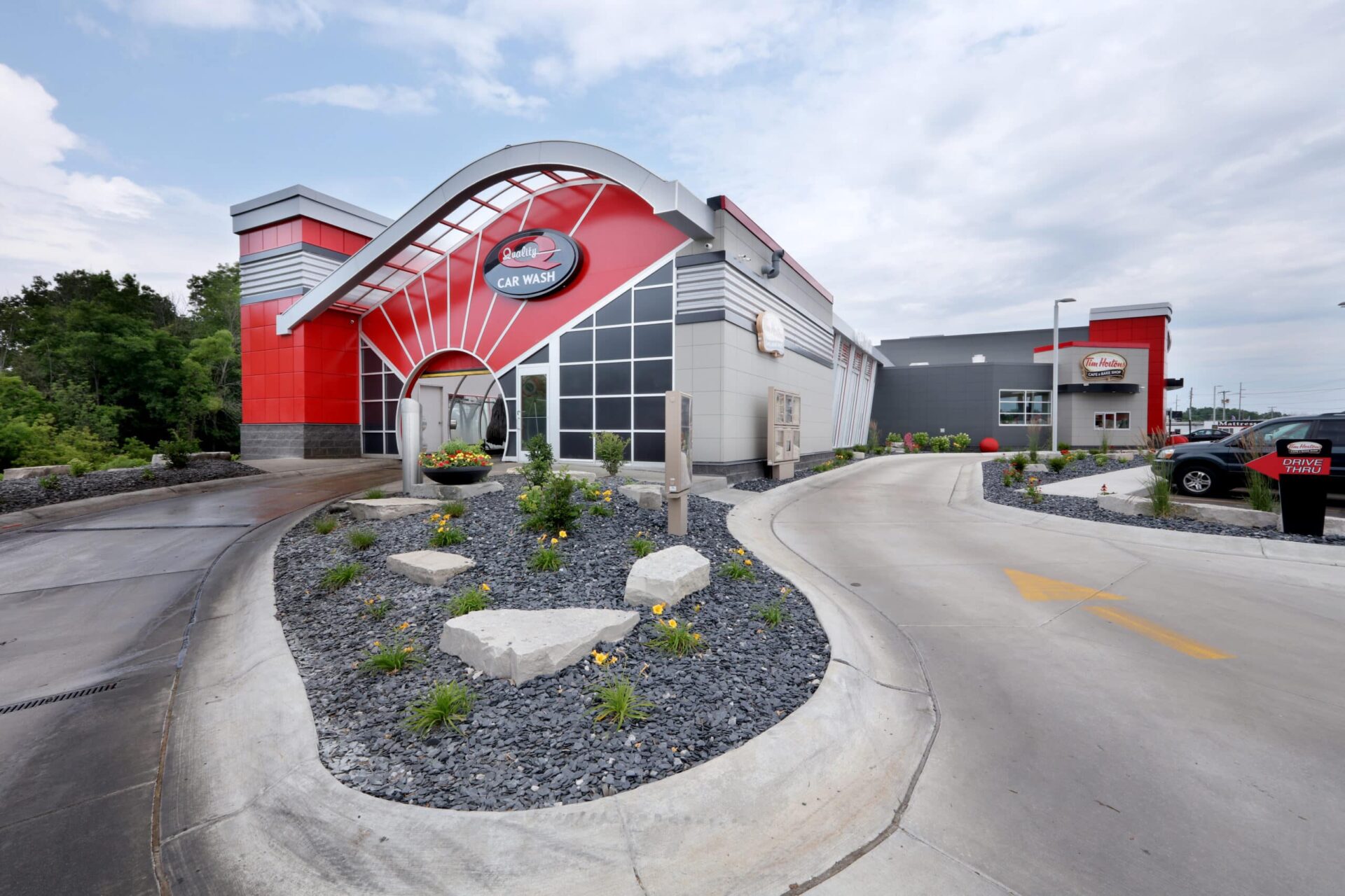 EV Construction Holland Quality Car Wash Tommys Express West Michigan Tim Hortons