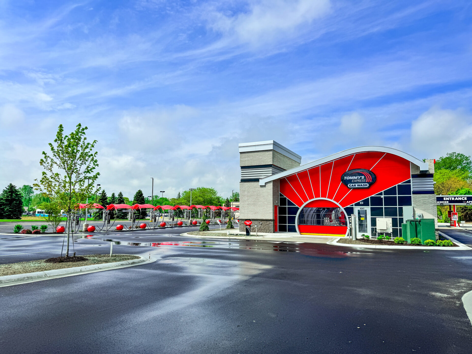 Tommy's Express Car Wash EV Construction