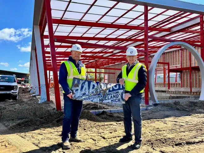 Paul Elzinga and Doug Eddy EV Construction Quality Car Wash