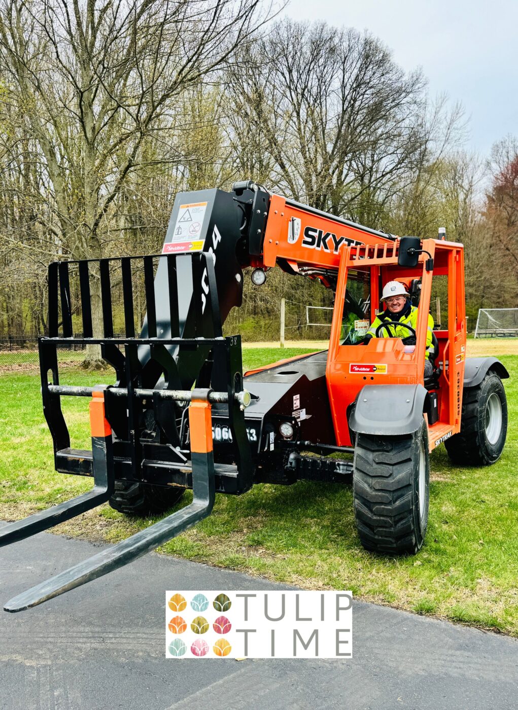 EV Construction Tulip Time Immersion Garden Holland Michigan