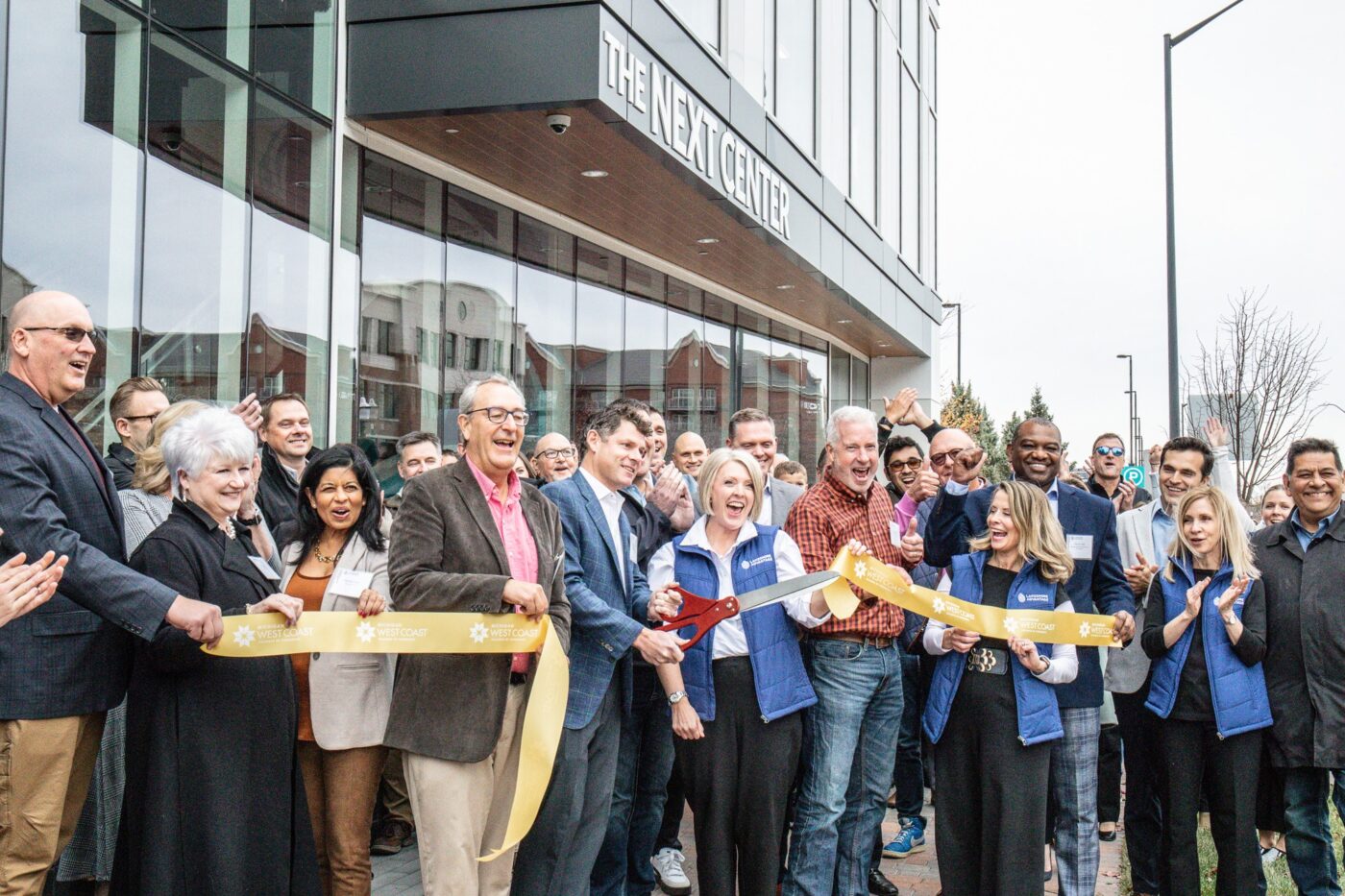Lakeshore Advantage Next Center Holland Michigan Ribbon Cutting EV construction