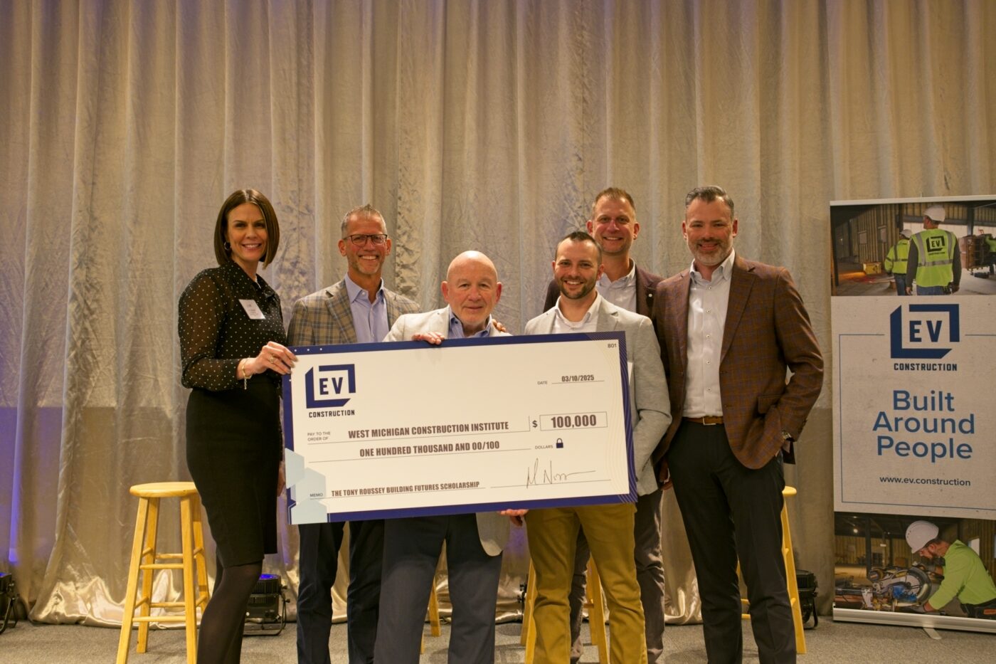 Tony Roussey Building Futures Scholarship West Michigan Construction Institute