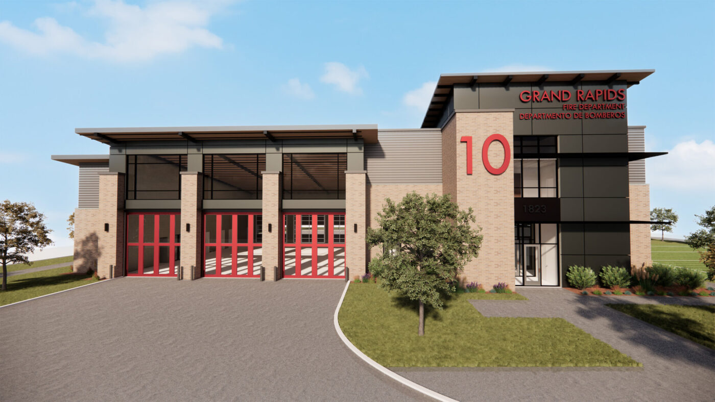 Grand Rapids Fire Department Division Street Station EV Construction