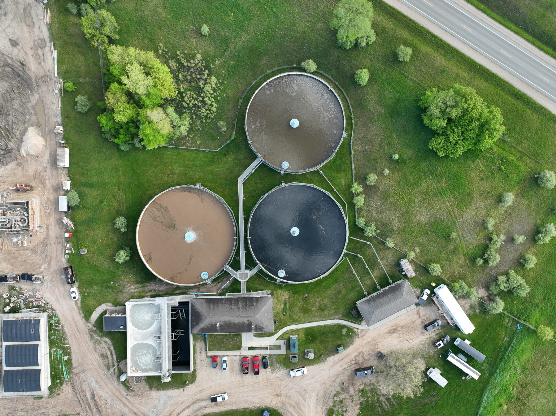 Reed City Waste Water Treatment Plant EV Construction