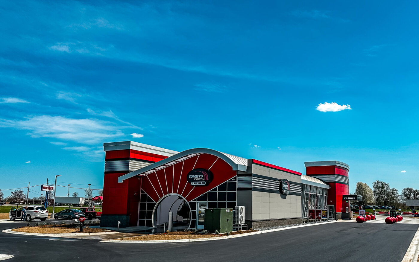 Tommy's Express Car Wash Coldwater Michigan EV Construction