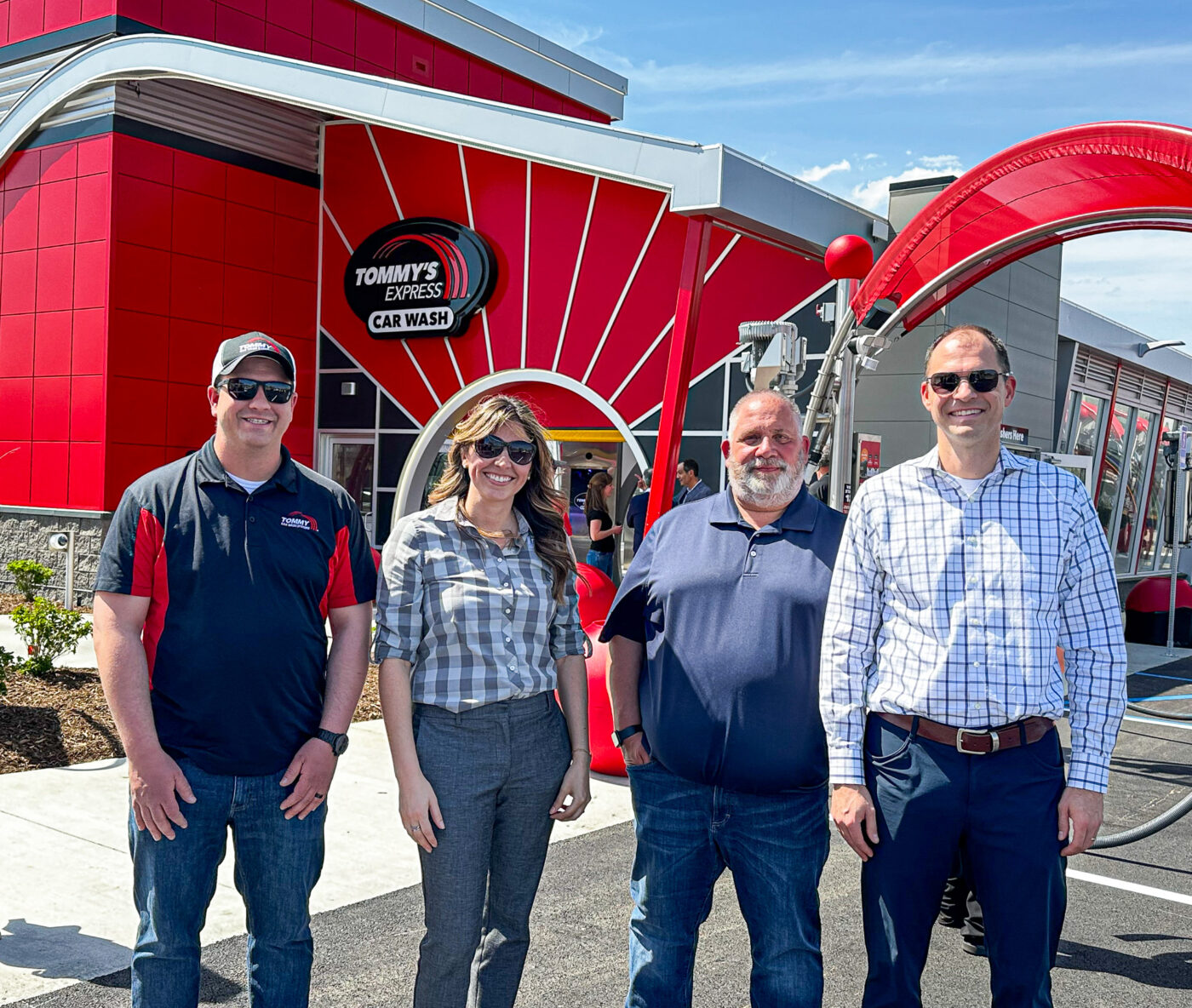 Tommy's Express Car Wash Coldwater Michigan EV Construction