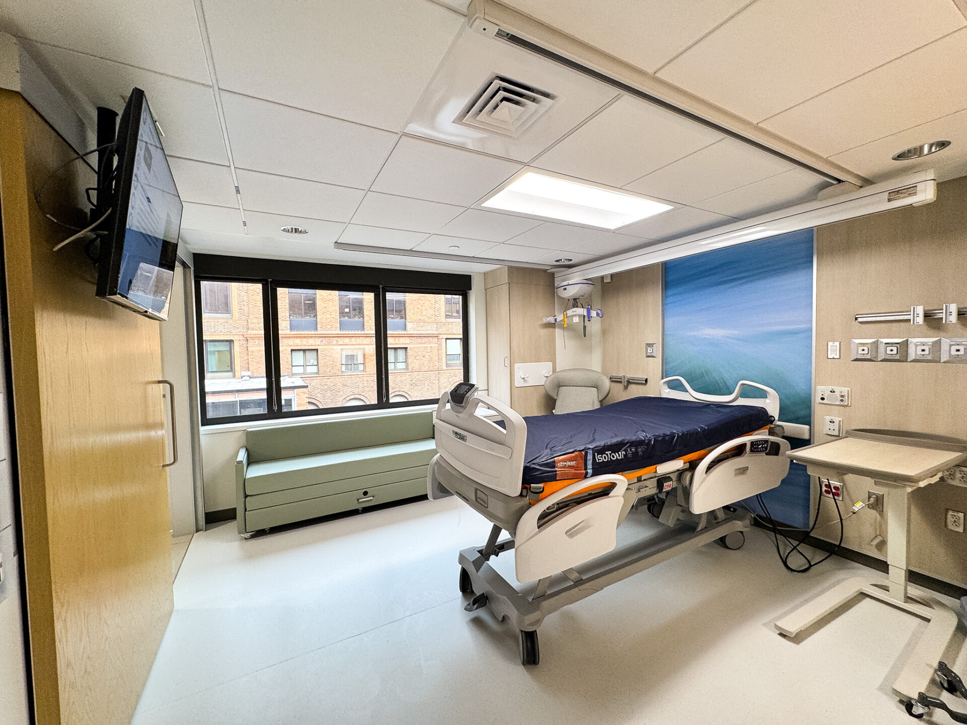 Corewell Health Blodgett Hospital Grand Rapids Michigan EV Construction