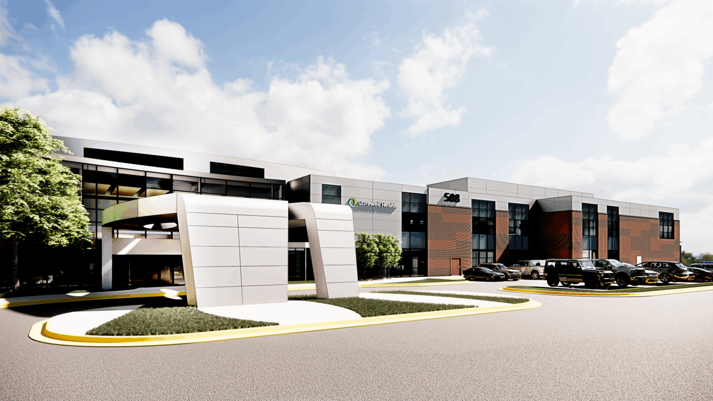 Corewell Health Holland Expansion 2025 EV Construction
