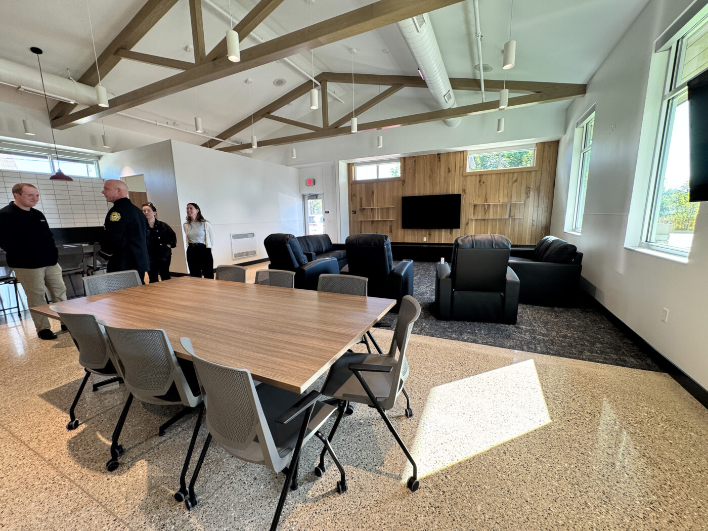 Grand Rapids Kendall Fire Station opening EV Construction