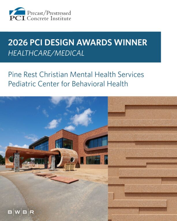 2026 PCI Design Awards Winner Healthcare Pine Rest