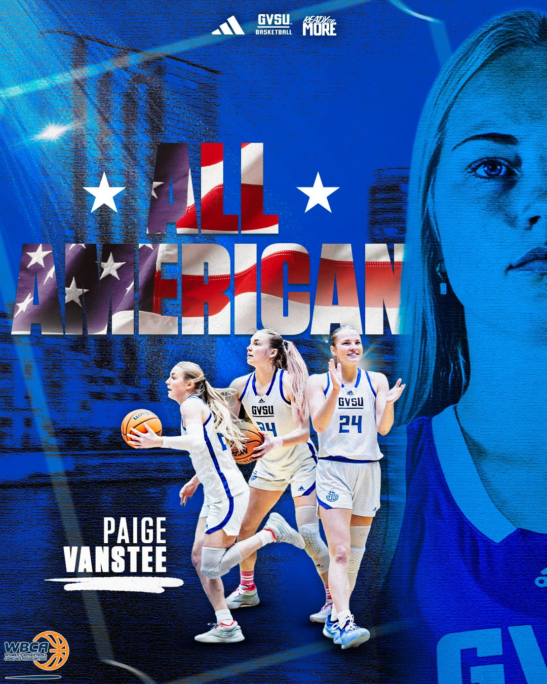 Paige Vanstee GVSU Women's Basketball National Champions 2026 EV Construction