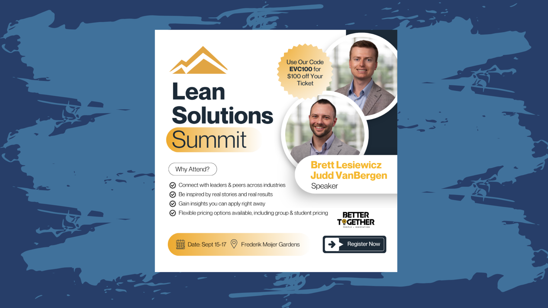 Lean Solutions Summit 2026 Grand Rapids Michigan